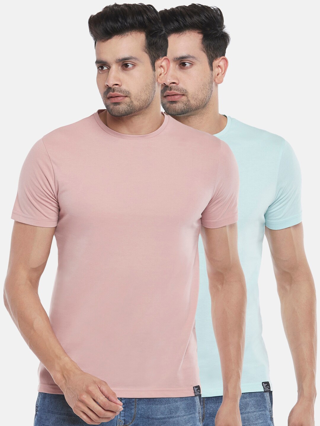 

People Men Pink 2 Slim Fit T-shirt