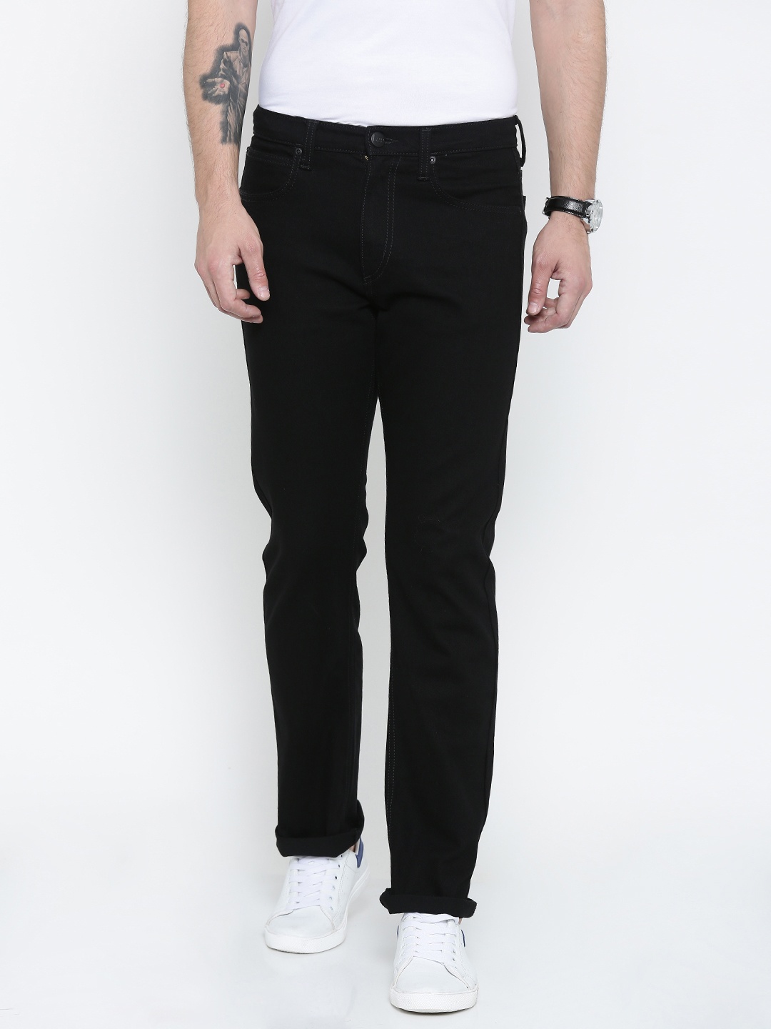 

Lee Men Black Rodeo Fit Stretchable Jeans