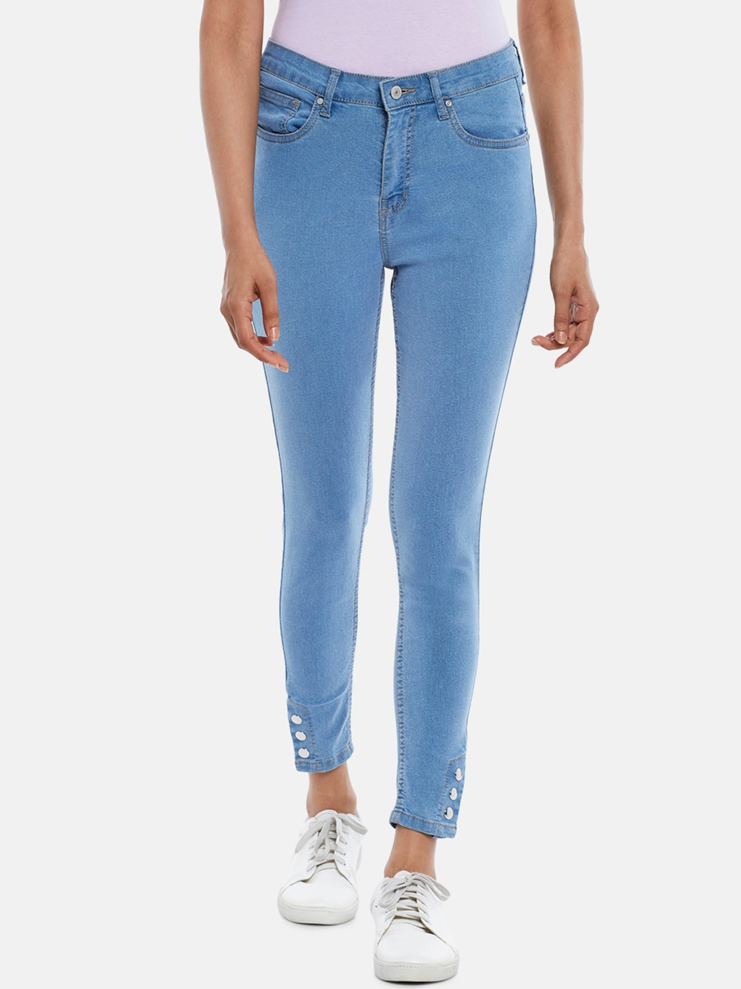 

People Women Blue Slim Fit Jeans