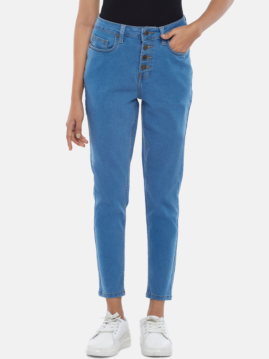 

People Women Blue Slim Fit Jeans