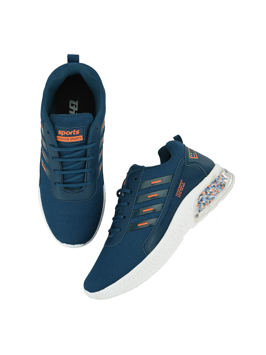 

BIRDE Men Blue Colourblocked Sneakers