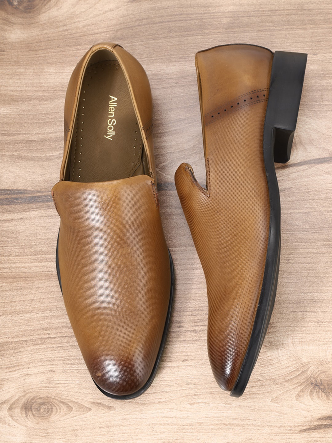 

Allen Solly Men Brown Formal Slip On Shoes