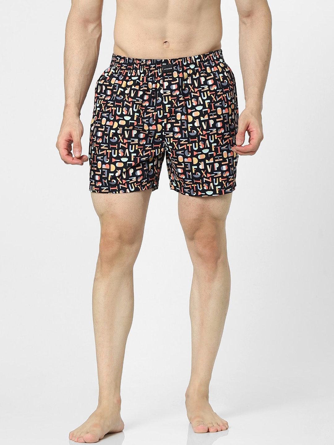 

Jack & Jones Men Multicolor Printed Boxer, Multi