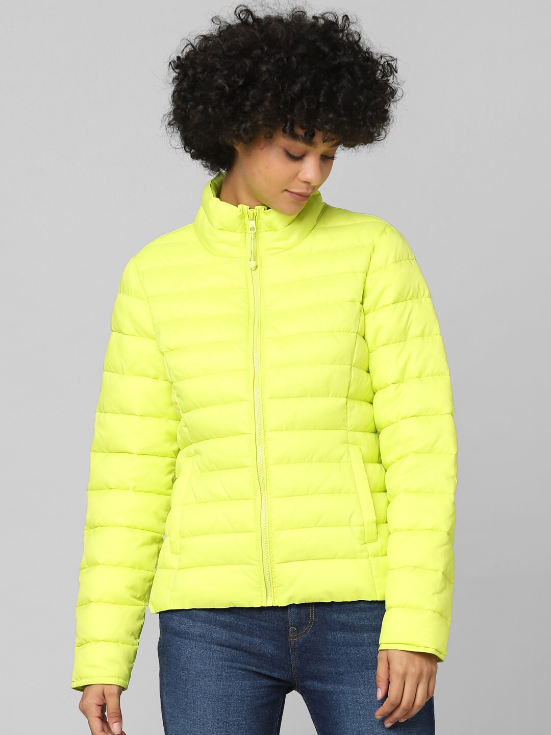 

ONLY Women Green Puffer Jacket
