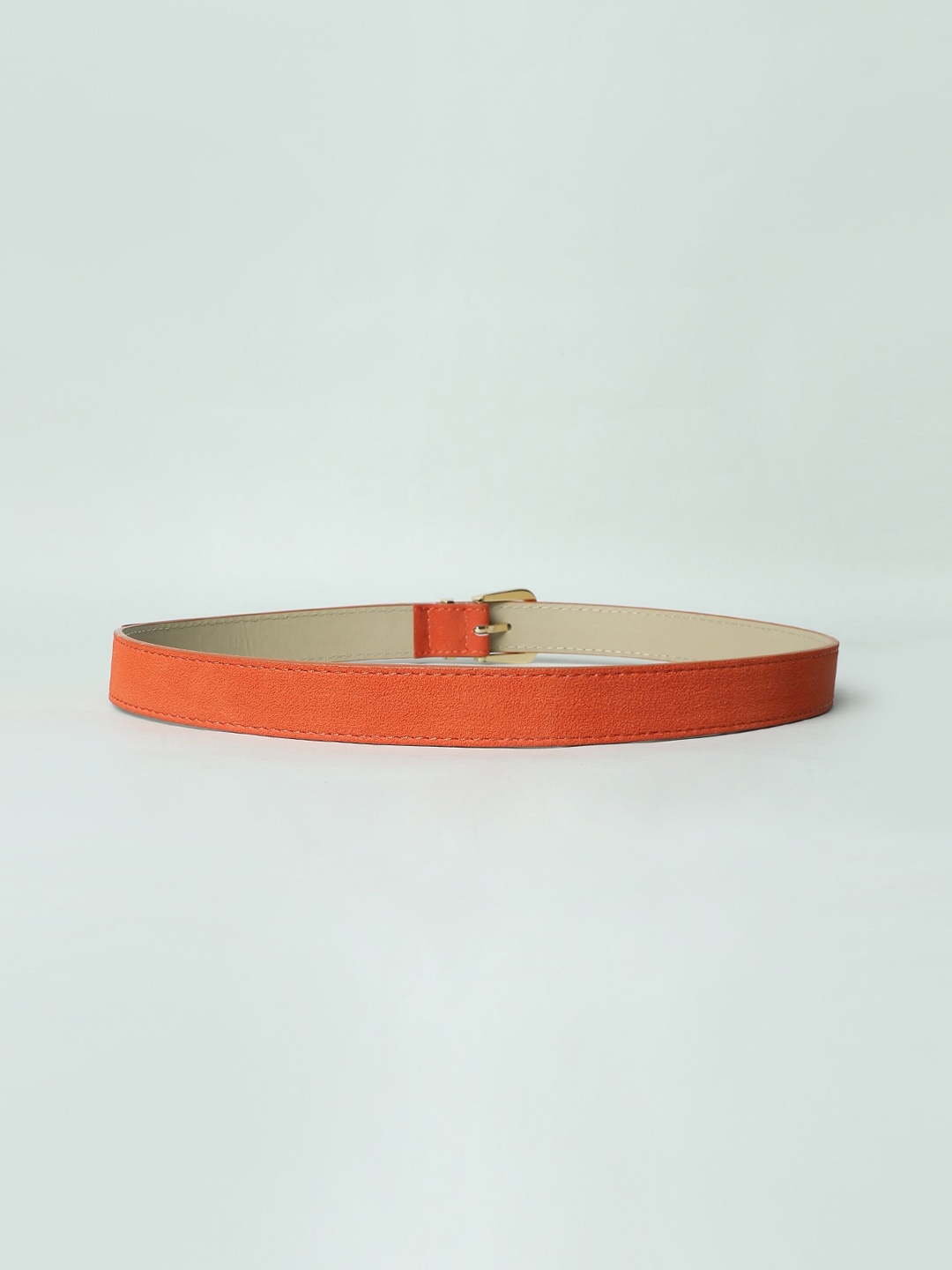 

ONLY Women Orange Synthetic Metal Buckle Belts
