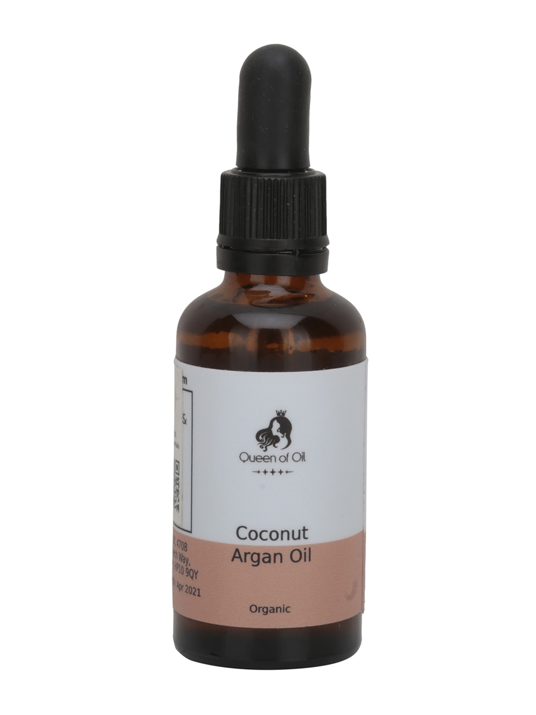 

Queen Of Oil 100% Pure Natural & Organic Coconut Argan Oil - 50 ml, White