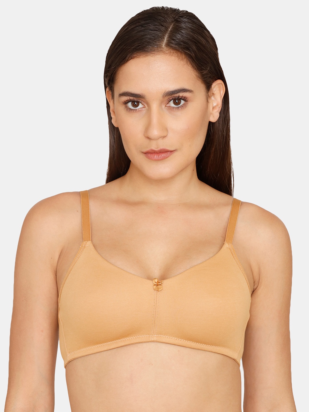 

Rosaline by Zivame Beige Non Padded Bra