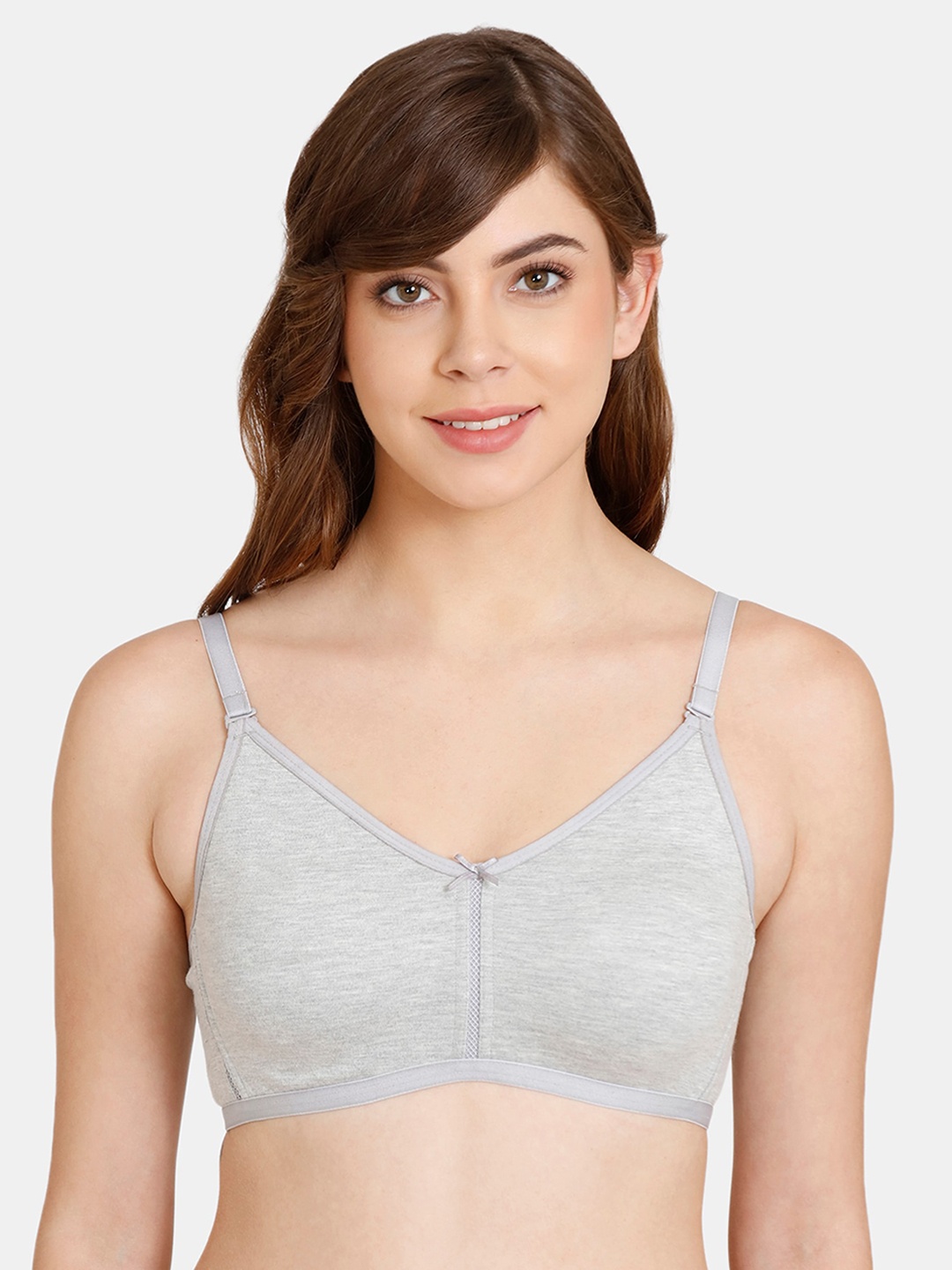 

Rosaline by Zivame Grey Bra