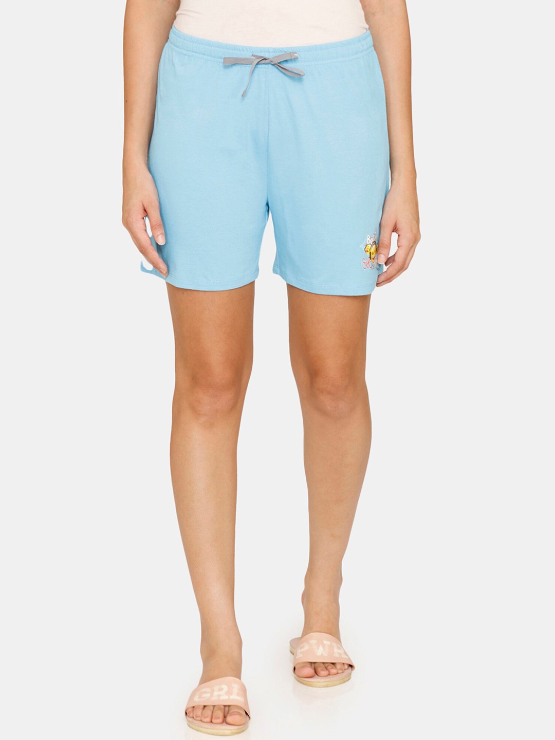 

Rosaline by Zivame Women Blue Cotton Shorts