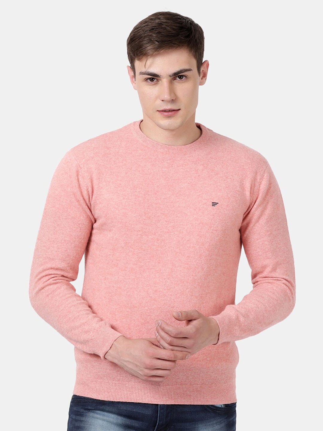 

t-base Men Pink Sweater Vest