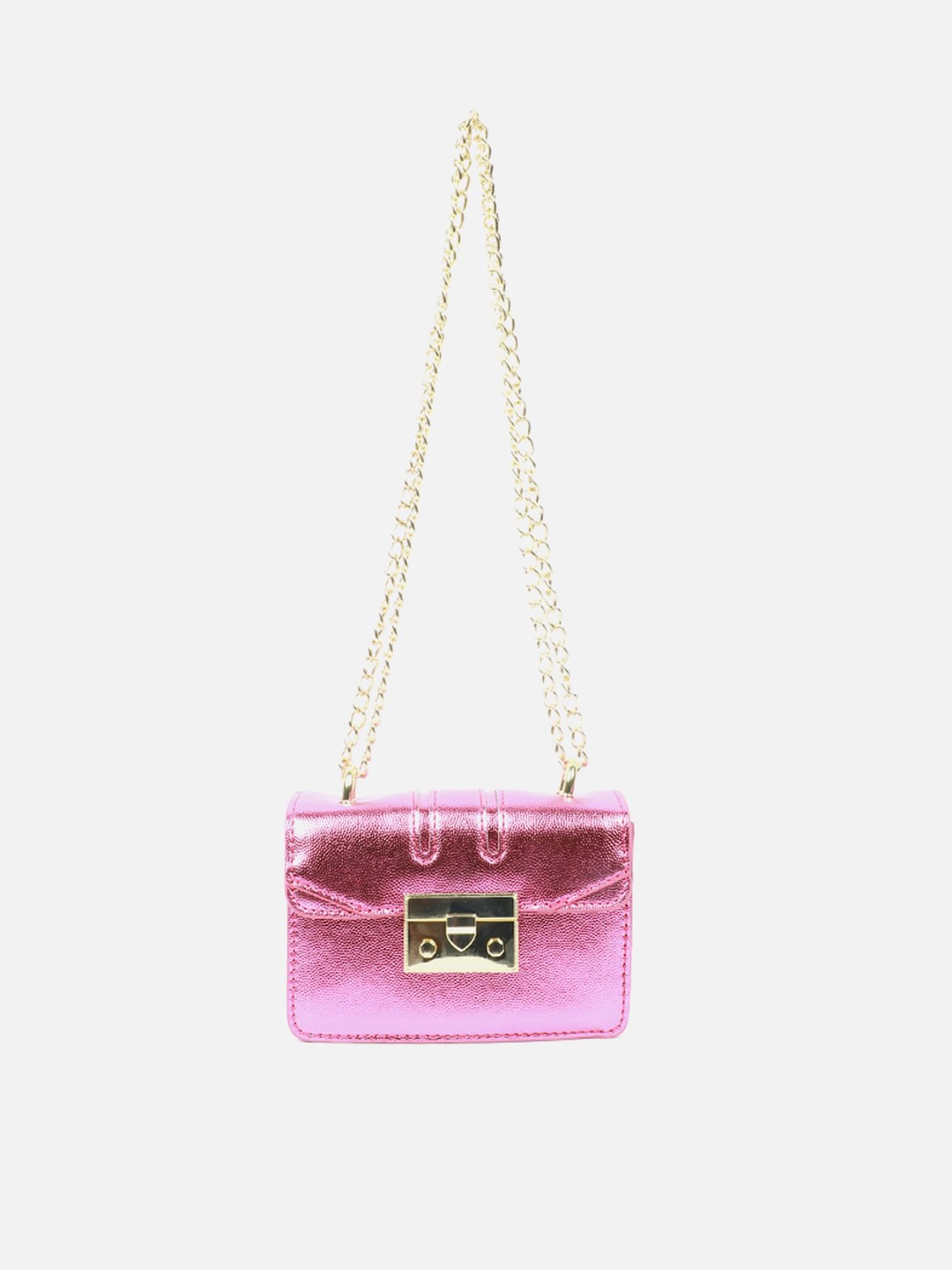 

Carlton London Pink Structured Handheld Bag