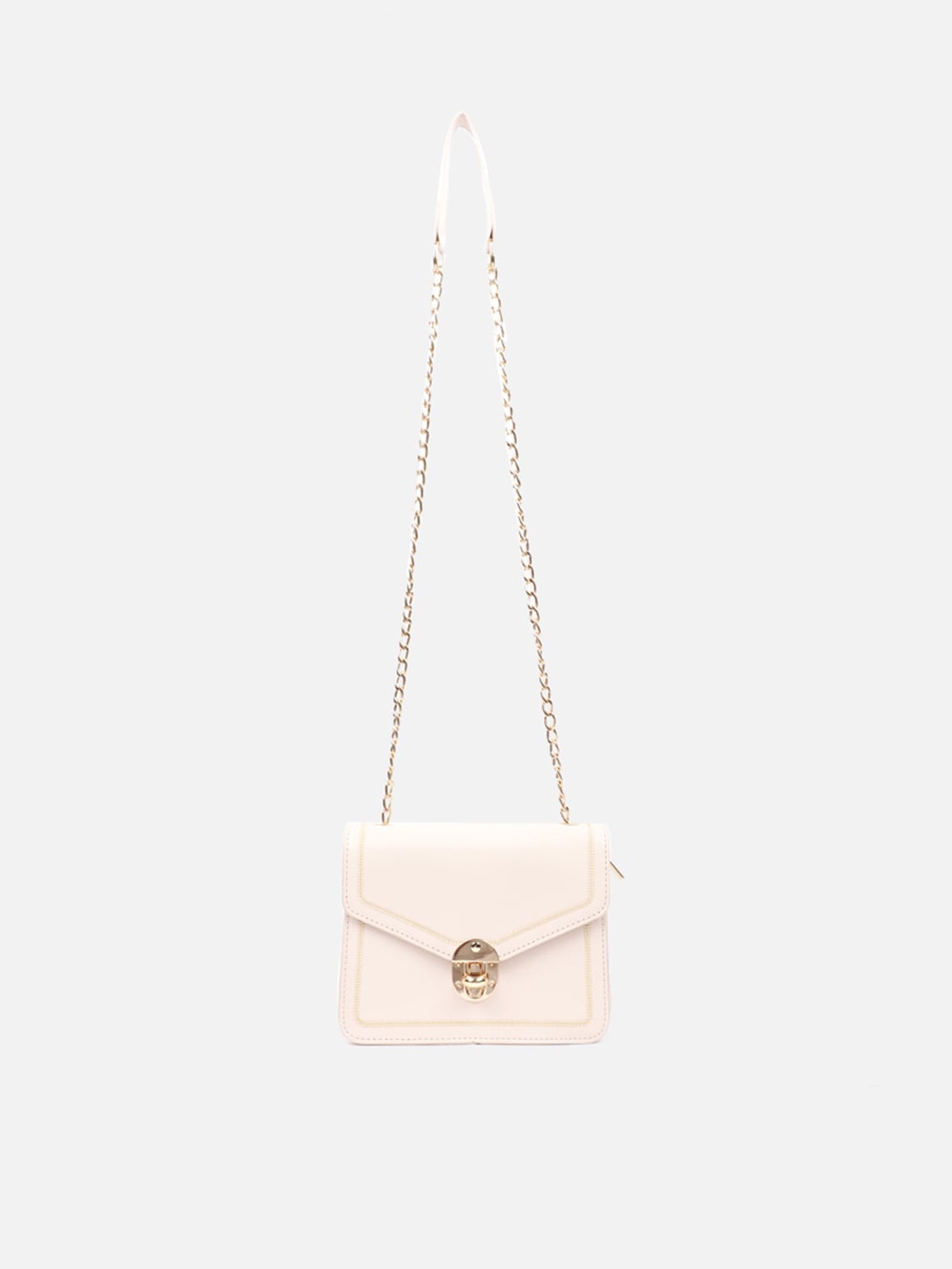 

Carlton London Women Pink Structured Sling Bag with Quilted