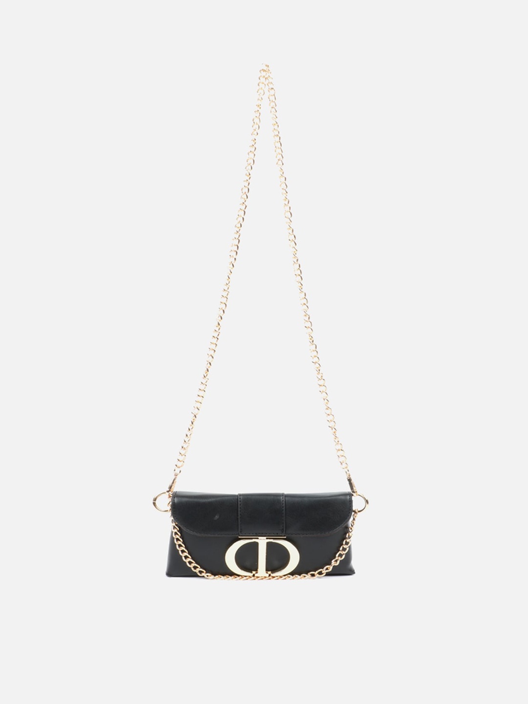 

Carlton London Black Structured Sling Bag