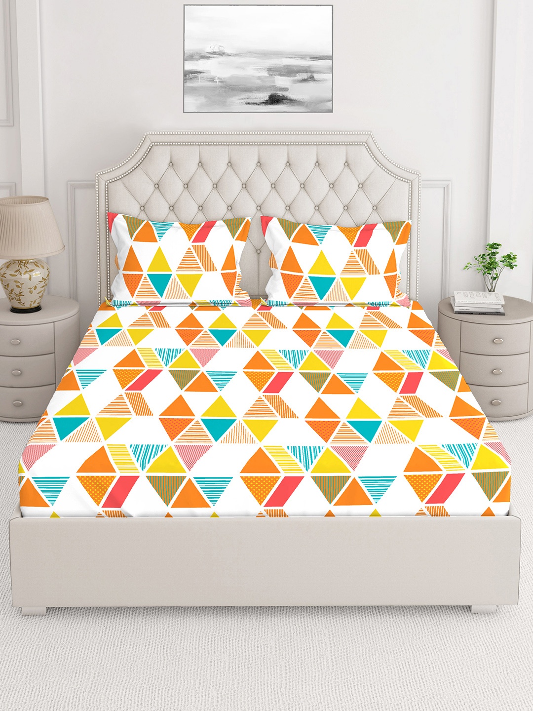 

Layers Unisex Orange Bedsheets