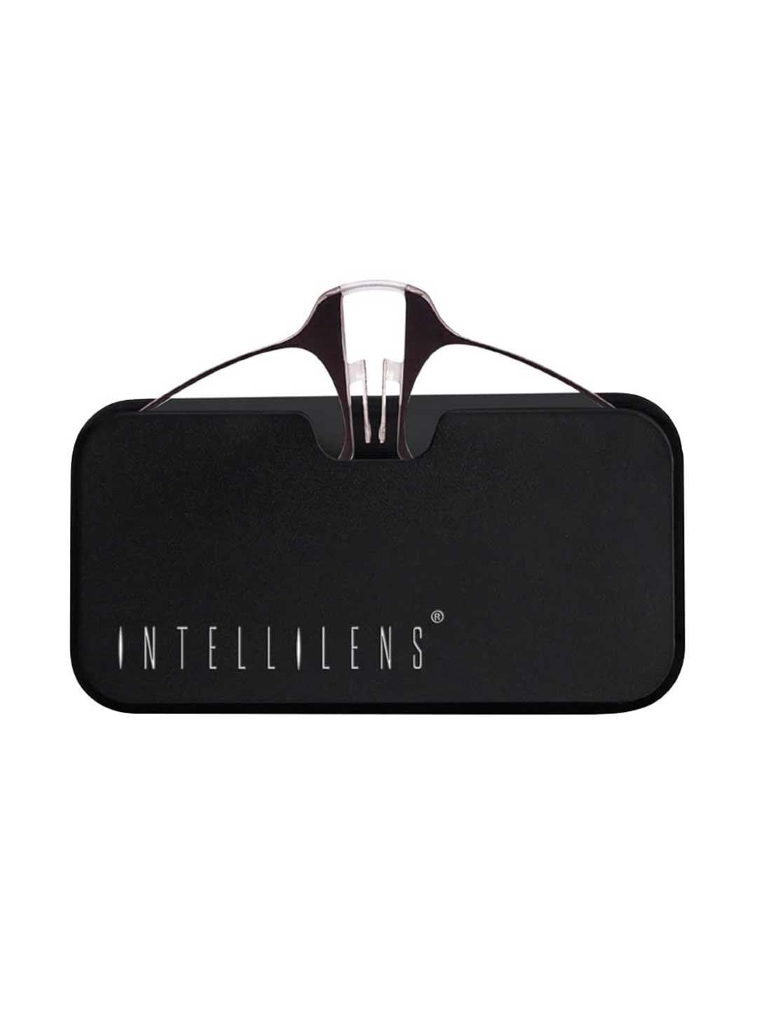 

Intellilens Unisex Black Half Rim Square Frames