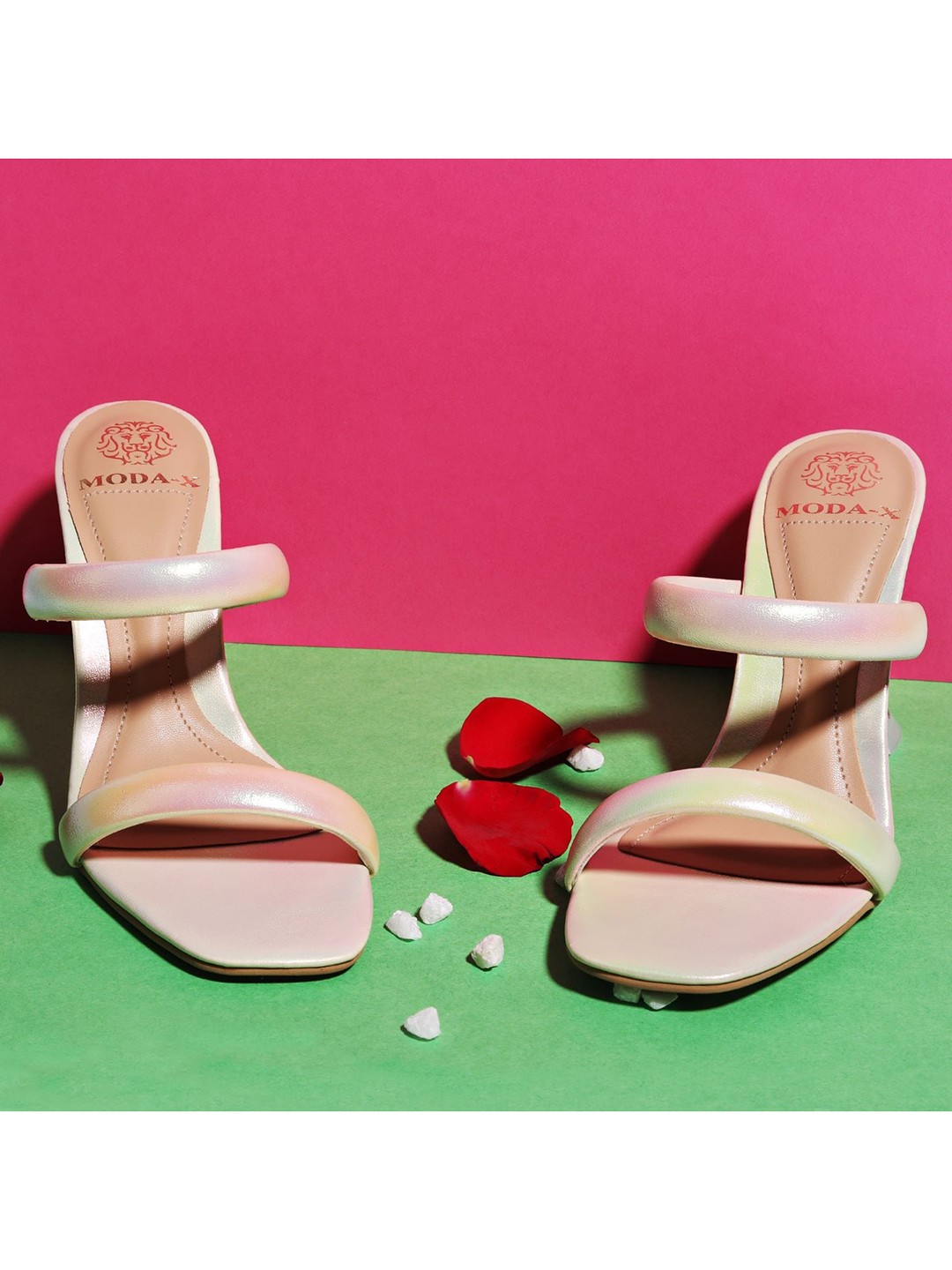 

MODA-X Yellow Embellished Wedge Sandals