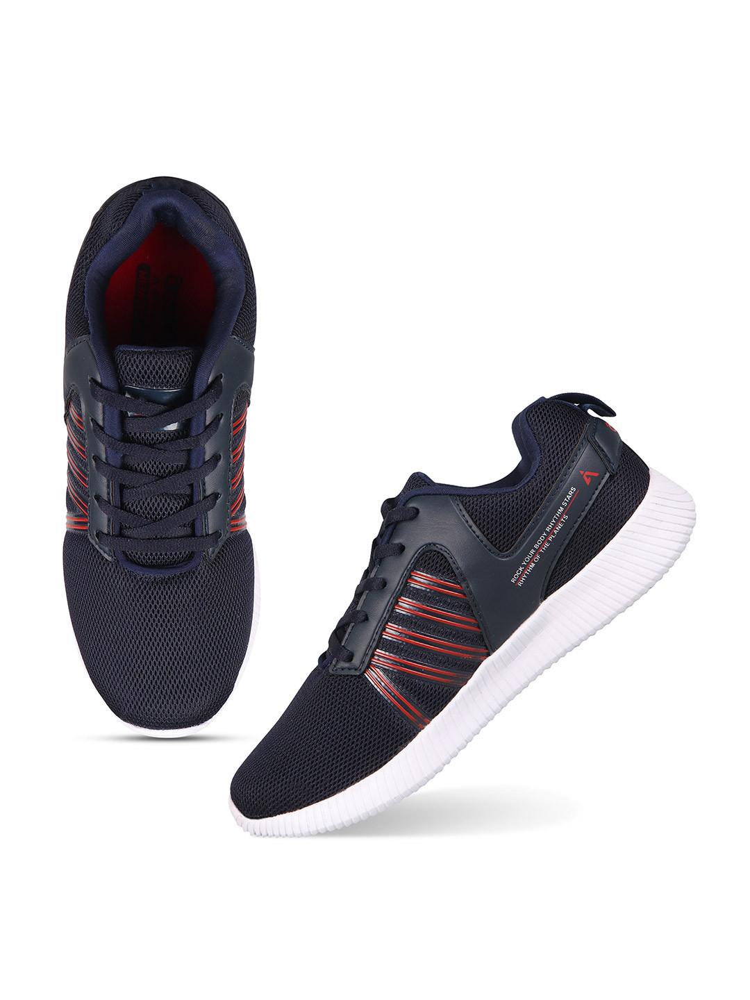 

Action Men Navy Blue Mesh Running Shoes