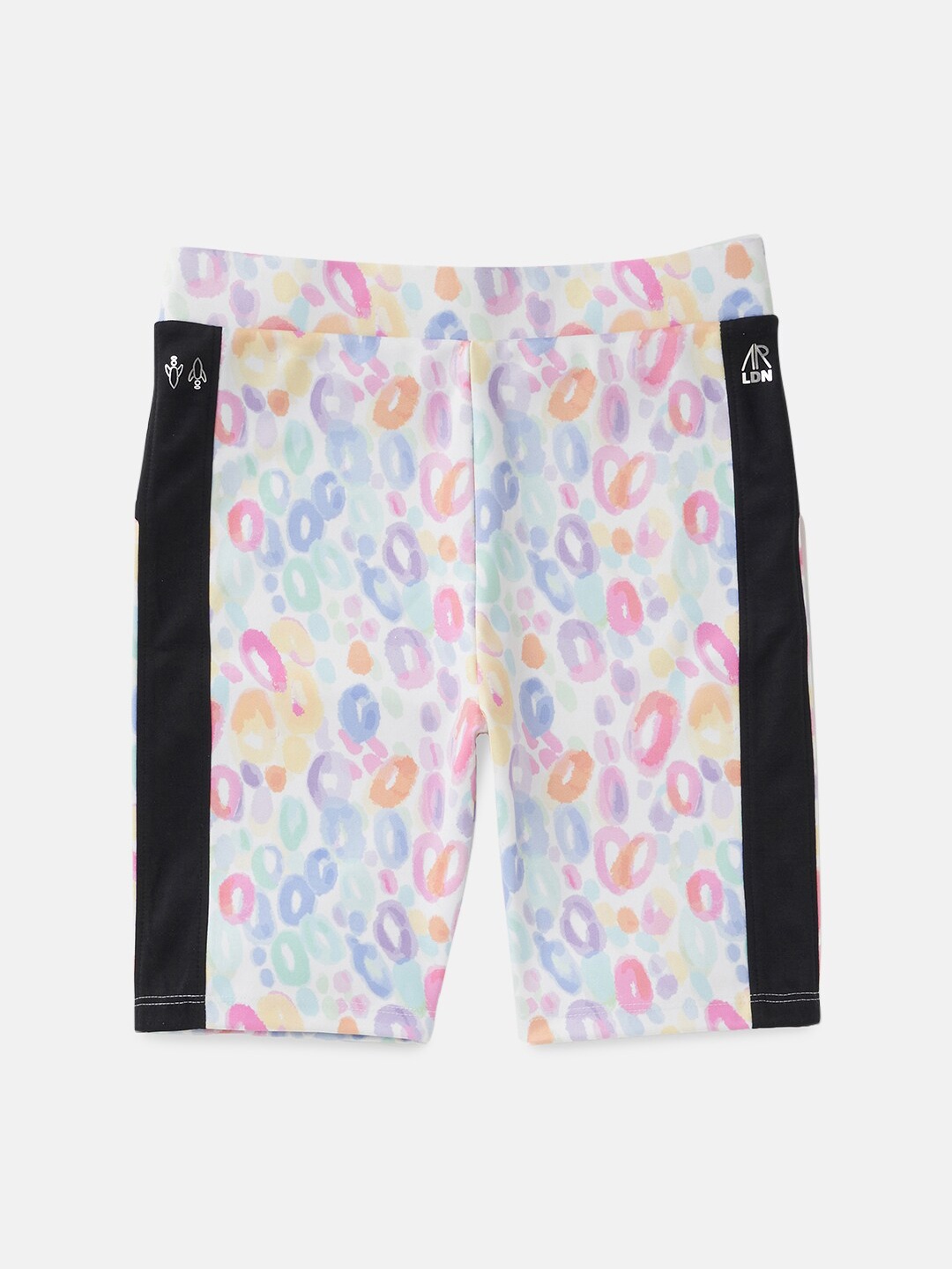 

Angel & Rocket Girls Multicoloured Printed Shorts, Multi
