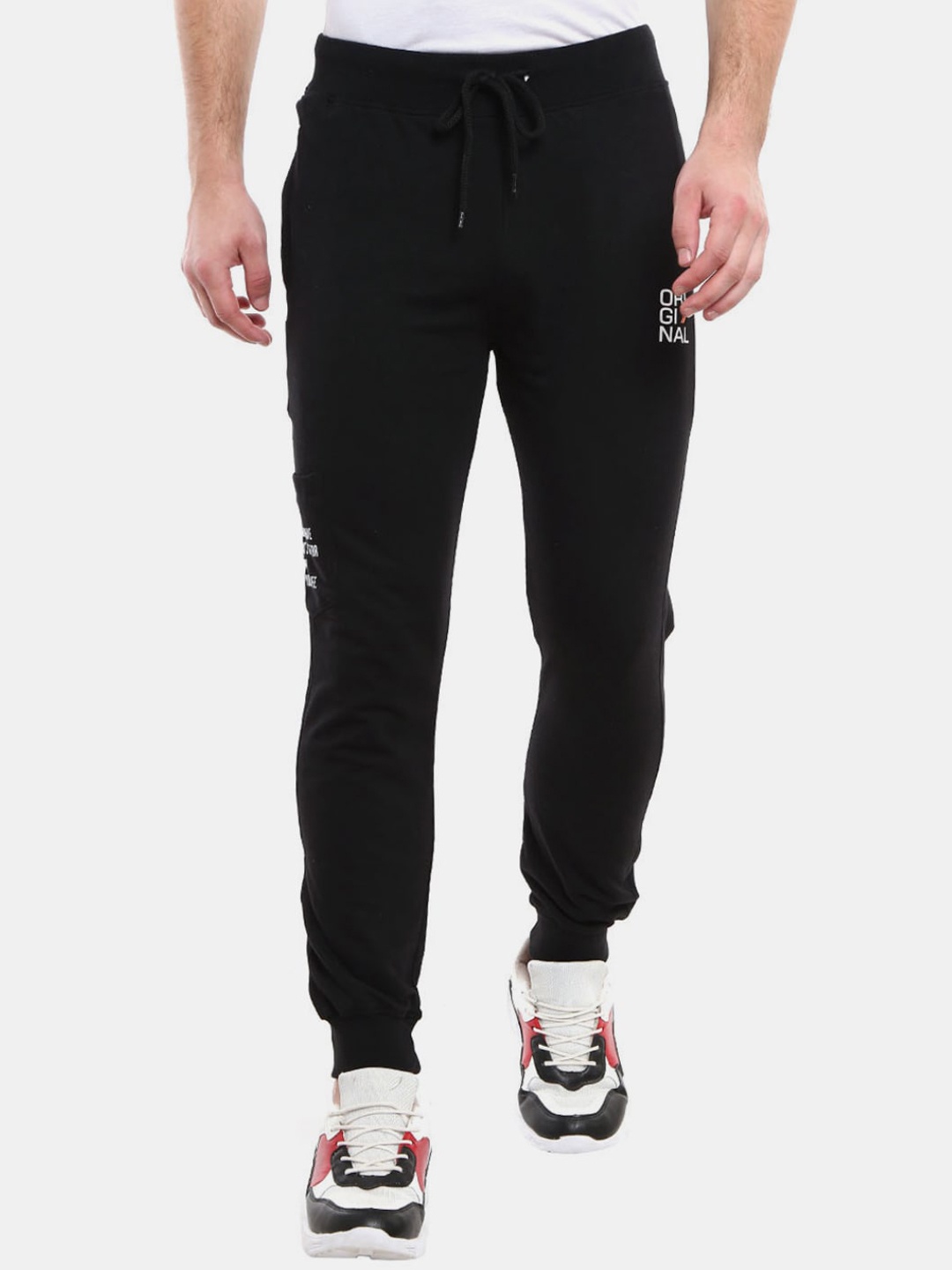 

V-Mart Men Black Solid Joggers