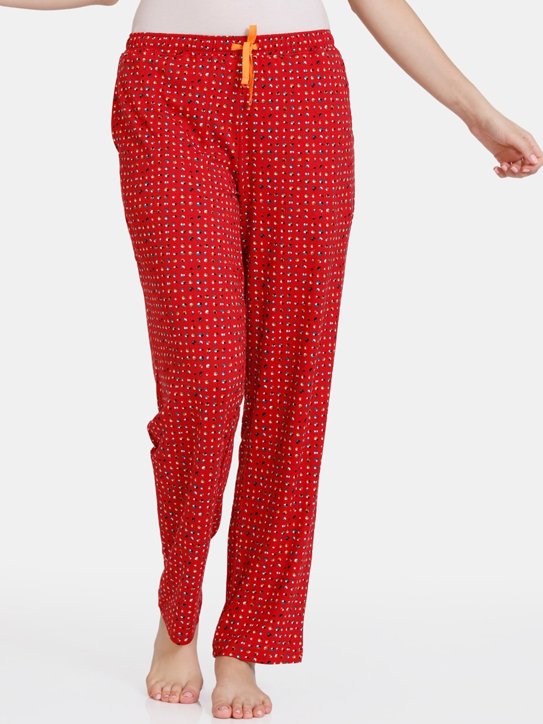 

Zivame Women Red Lounge Pants