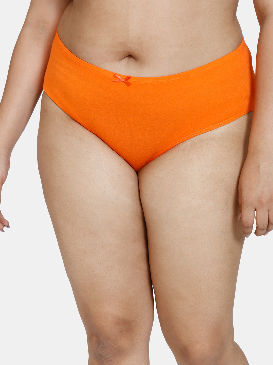 

Zivame Women Orange Solid Hipster Briefs ZI2688FASHCORNG-Orange