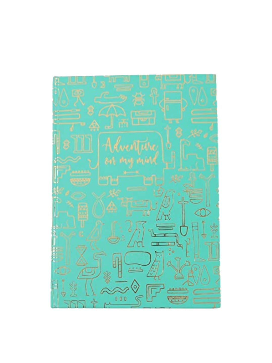 

Chumbak Green & Gold-Coloured Printed Stationery