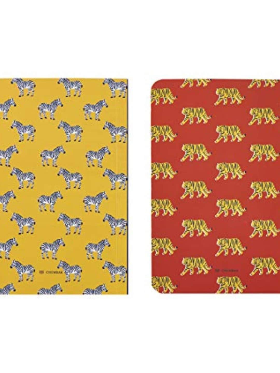 

Chumabk Set Of 2 Multicoloured Printed Notebooks, Multi