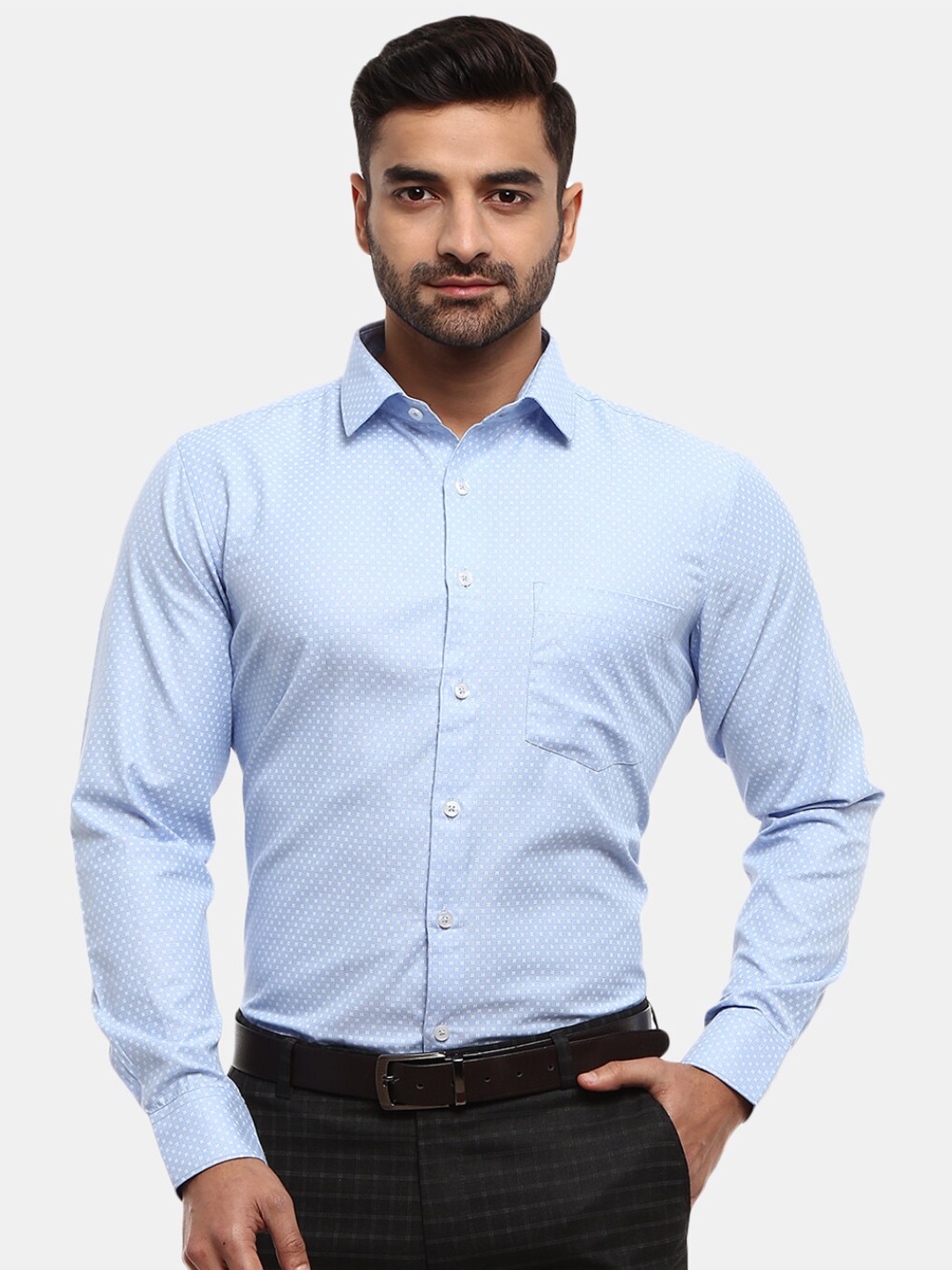 

V-Mart Men Blue Classic Formal Shirt