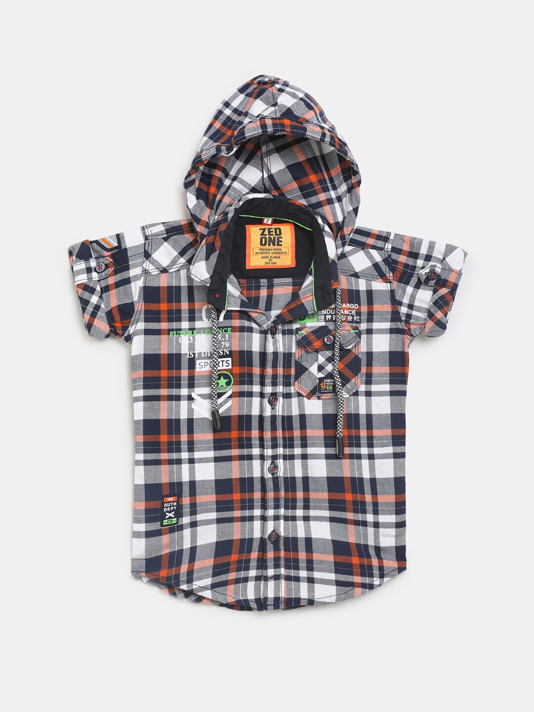 

V-Mart Boys Red Classic Tartan Checks Checked Casual Shirt