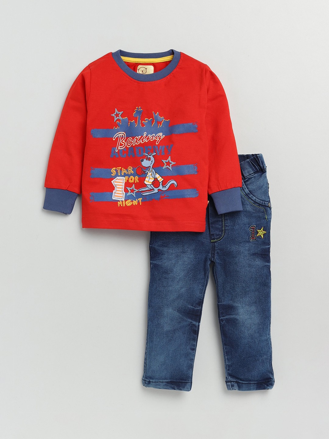 

Olio Kids Boys Red Clothing Set