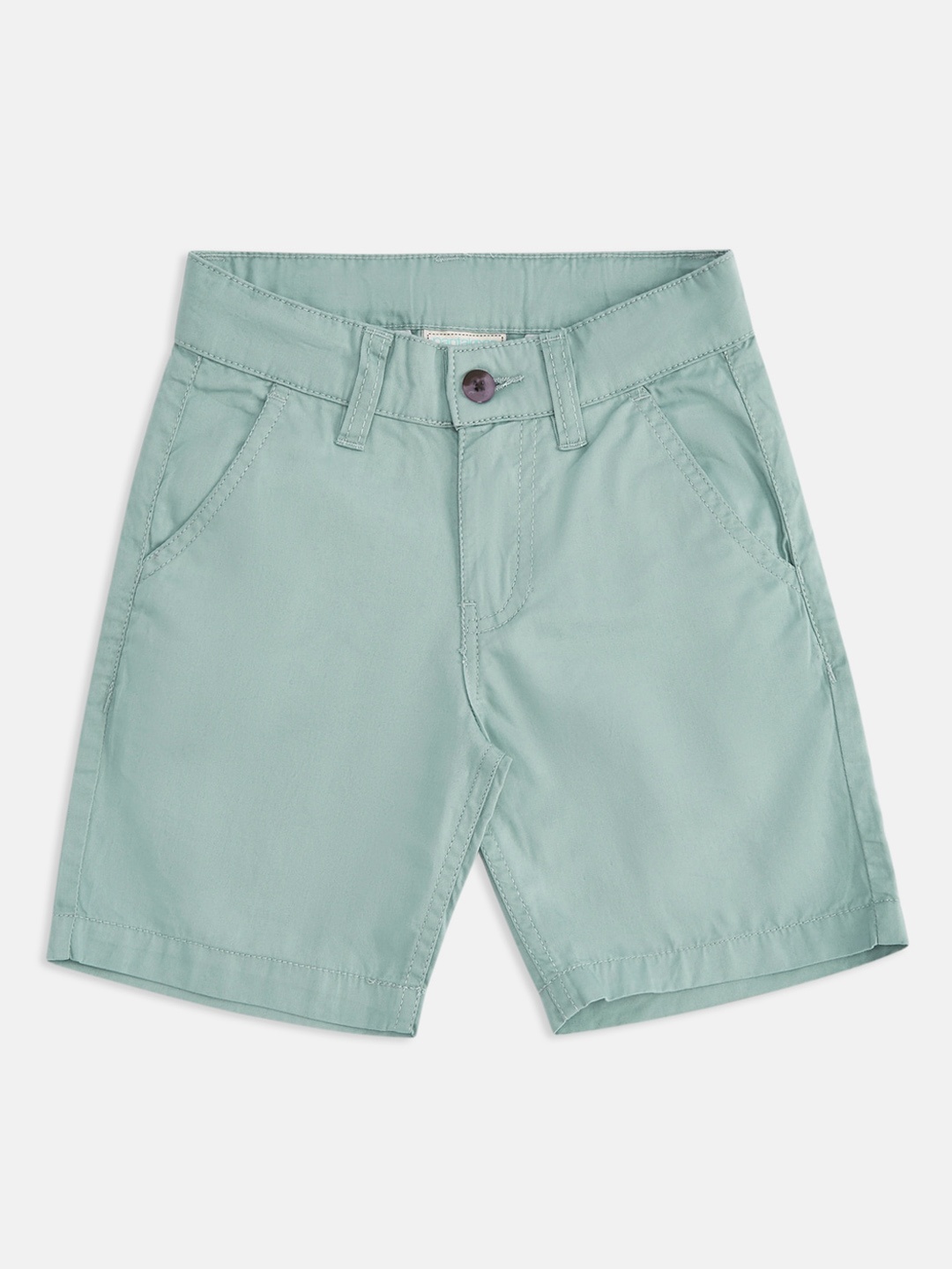 

Pantaloons Junior Boys Mint Green Shorts
