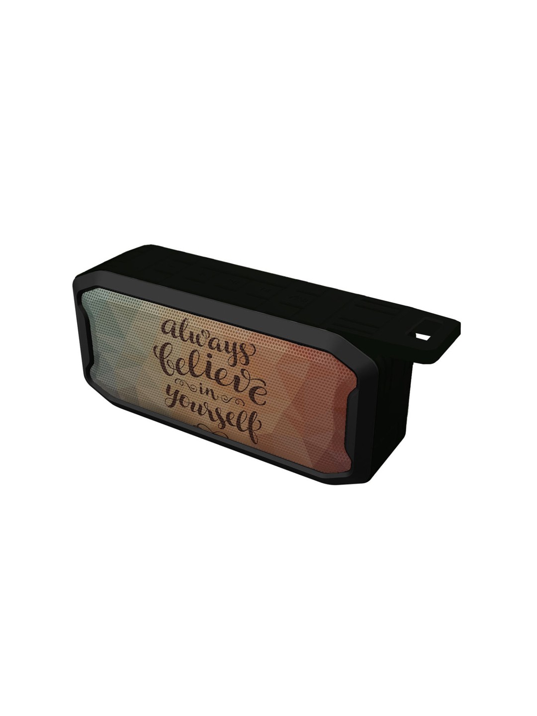

Roadster Black & Brown Believe In Yourself Printed Wireless Melody Bluetooth Speaker