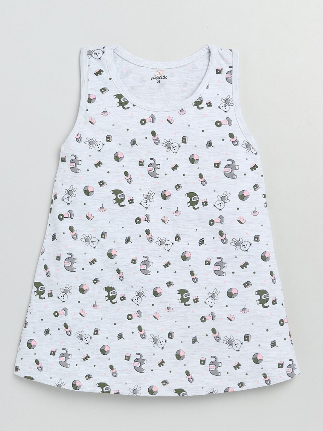 

Olio Kids Girls White A-Line Dress