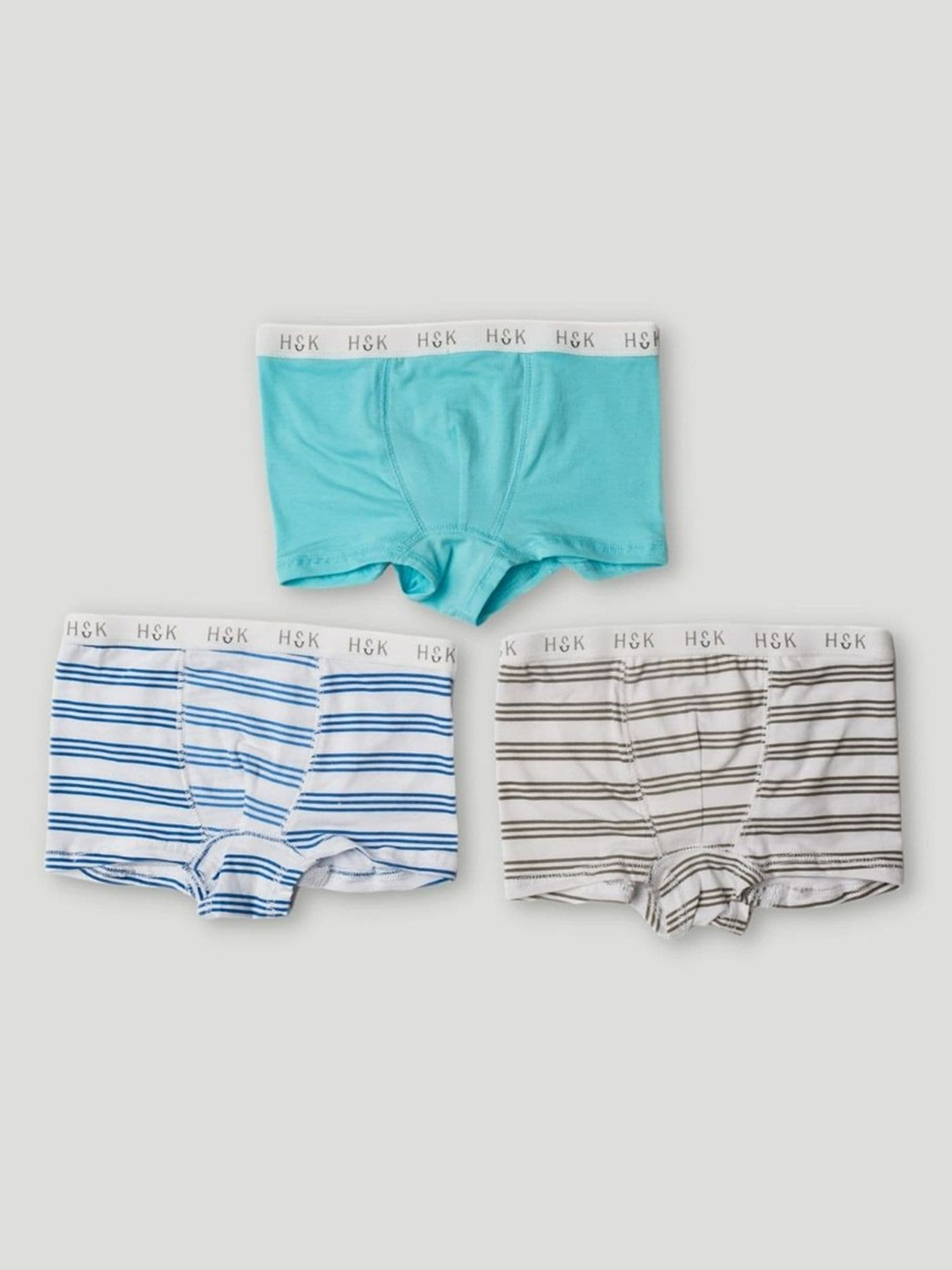 

haus & kinder Boys Pack of 3 Boxers, Blue