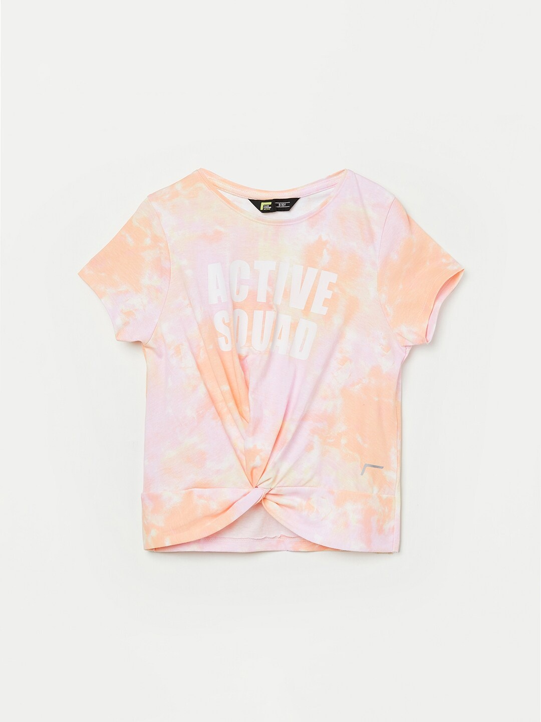 

Fame Forever by Lifestyle Pink & Orange Print Top
