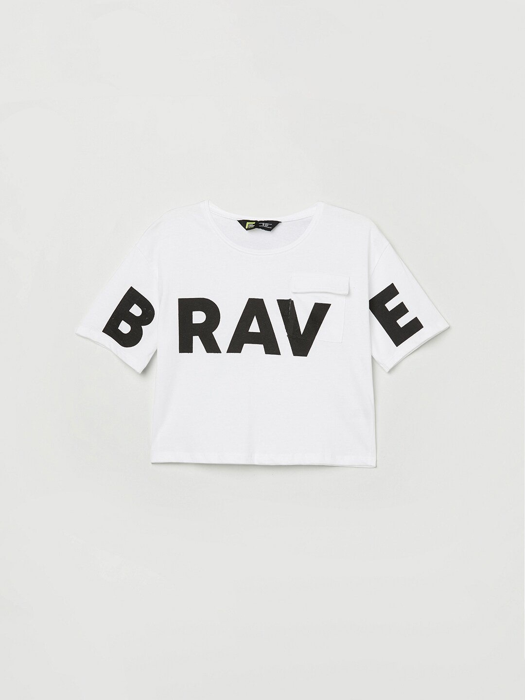 

Fame Forever by Lifestyle White Print Top
