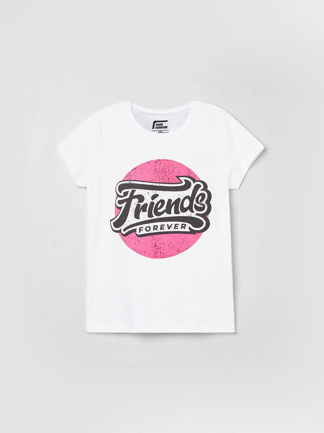 

Fame Forever By Lifestyle Tops White Pure Cotton