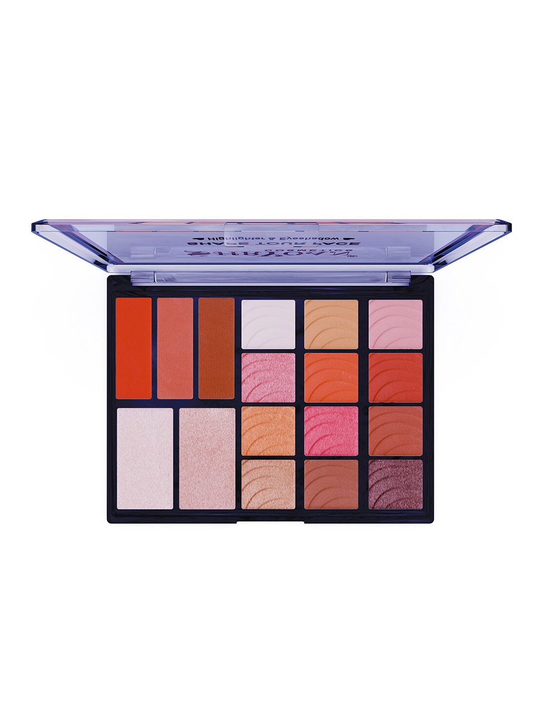 

SHRYOAN Shape Your Face Sweat-Free Eyeshadow & Highlighter Palette - Shade 01, Multi