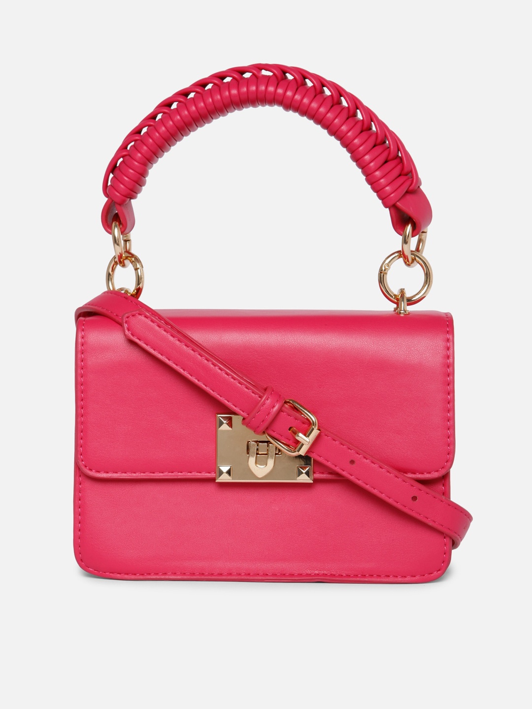 

Vero Moda Pink Structured Sling Bag