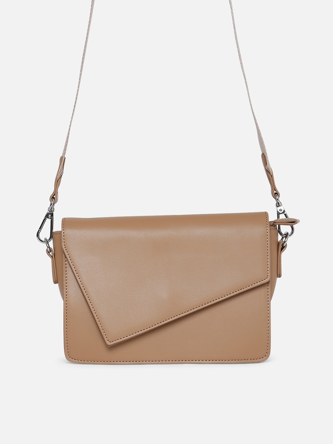 

Vero Moda Brown Structured Sling Bag