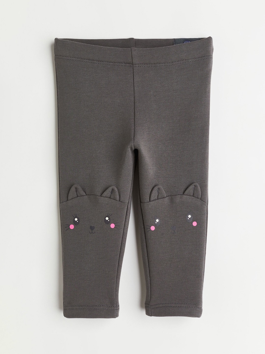 

H&M Girls Grey Cotton Leggings