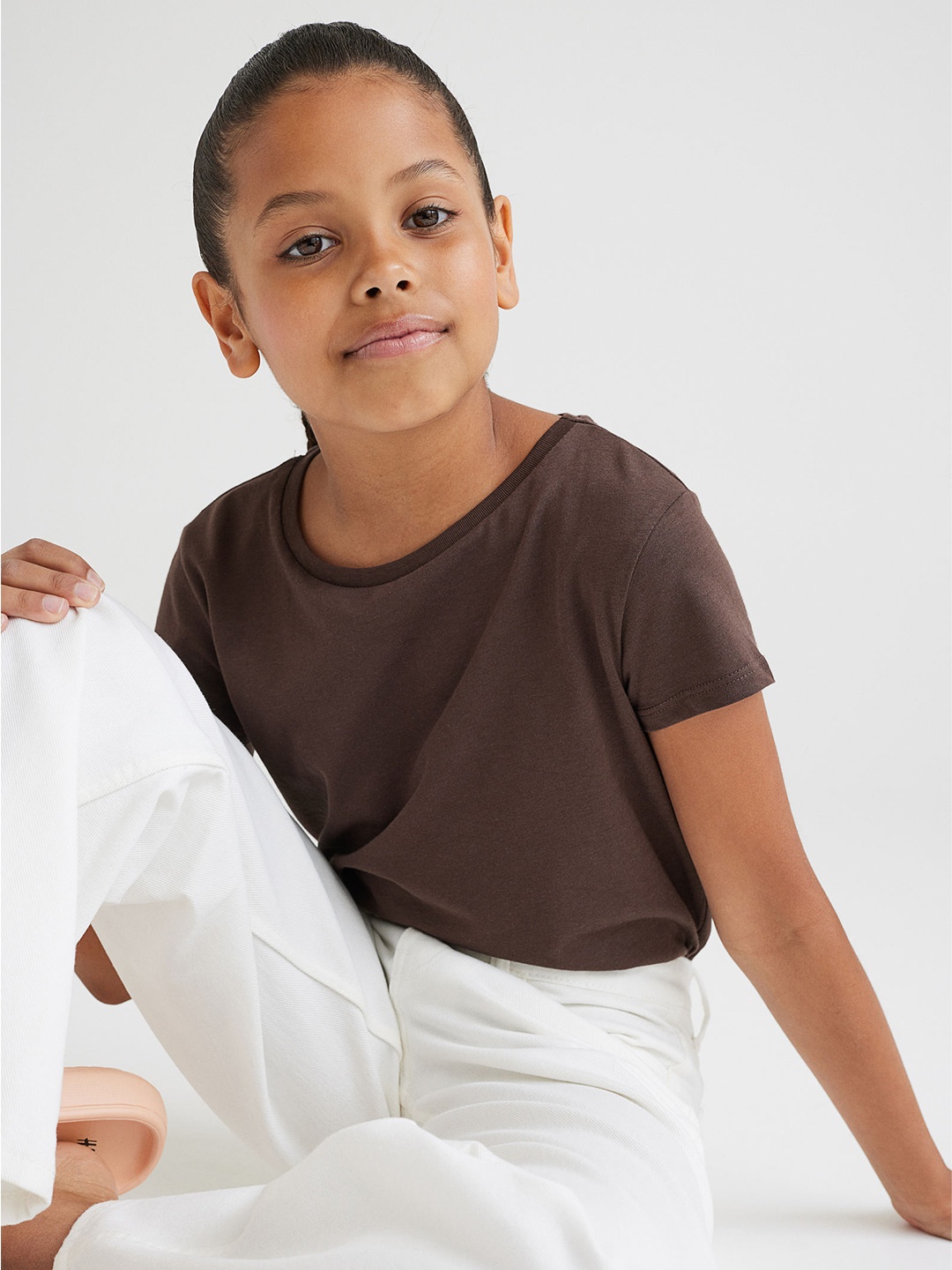 

H&M Girls Cotton Multicoloured 5-pack cotton T-shirts, Multi