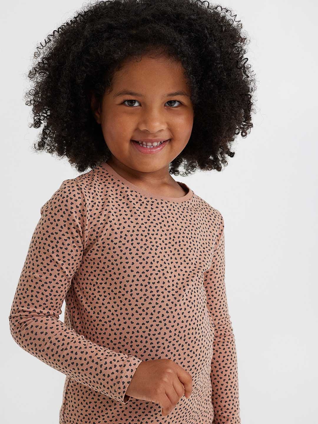 

H&M Kids Girls Long-Sleeved Tops Pack of 3, Beige