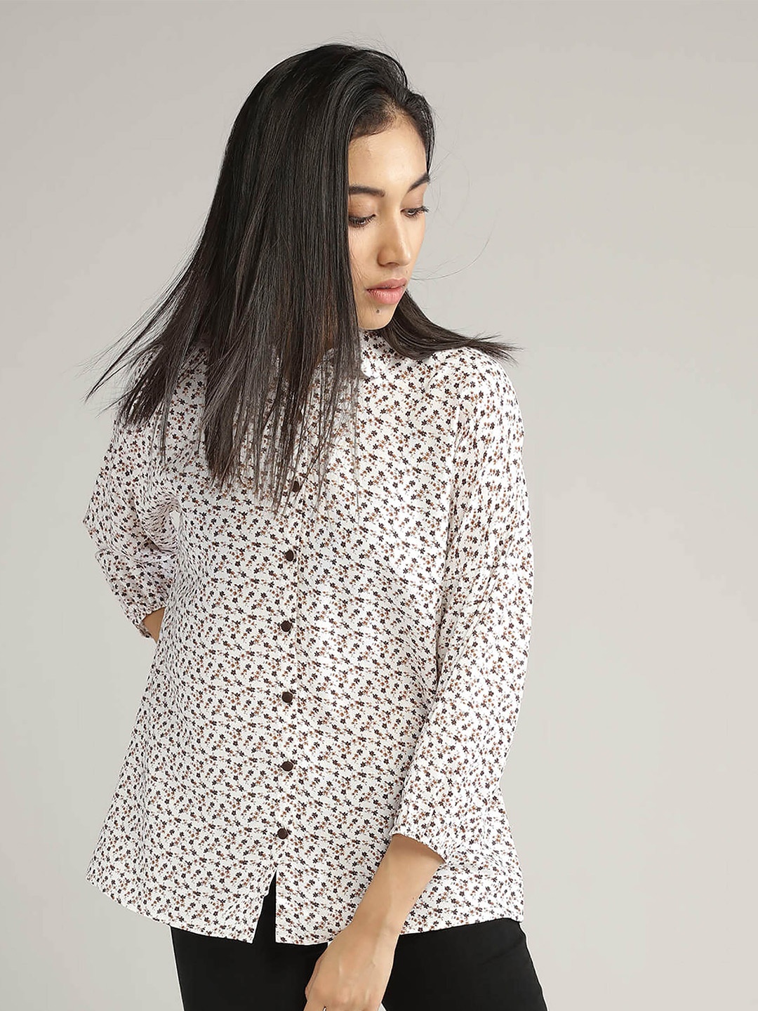 

IDK White Shirt Style Top