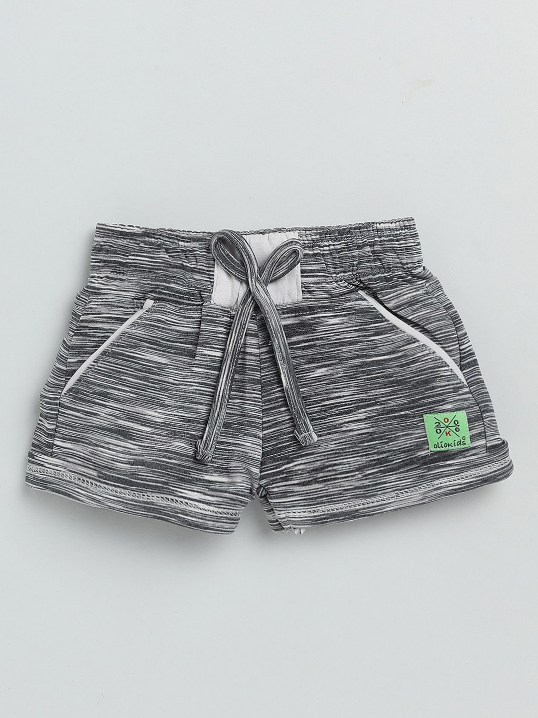 

Olio Kids Girls Black Printed Shorts