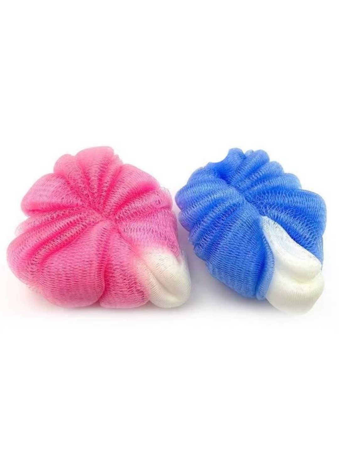 

MAJESTIQUE Set Of 2 Body Wash Sponge Loofah for Shower, Multi