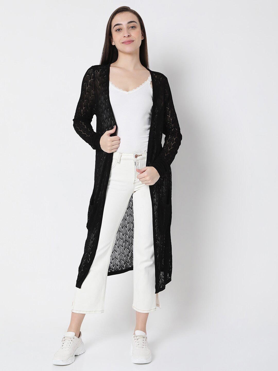 

Vero Moda Women Black Shrug