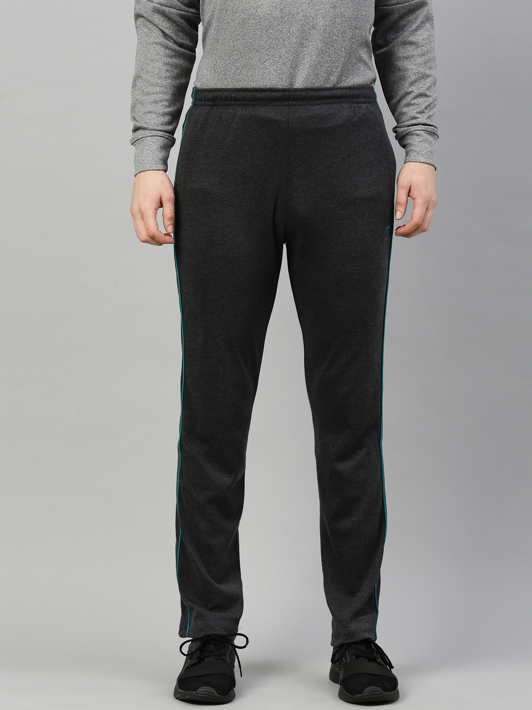 

Proline Active Men Grey Solid Track Pants