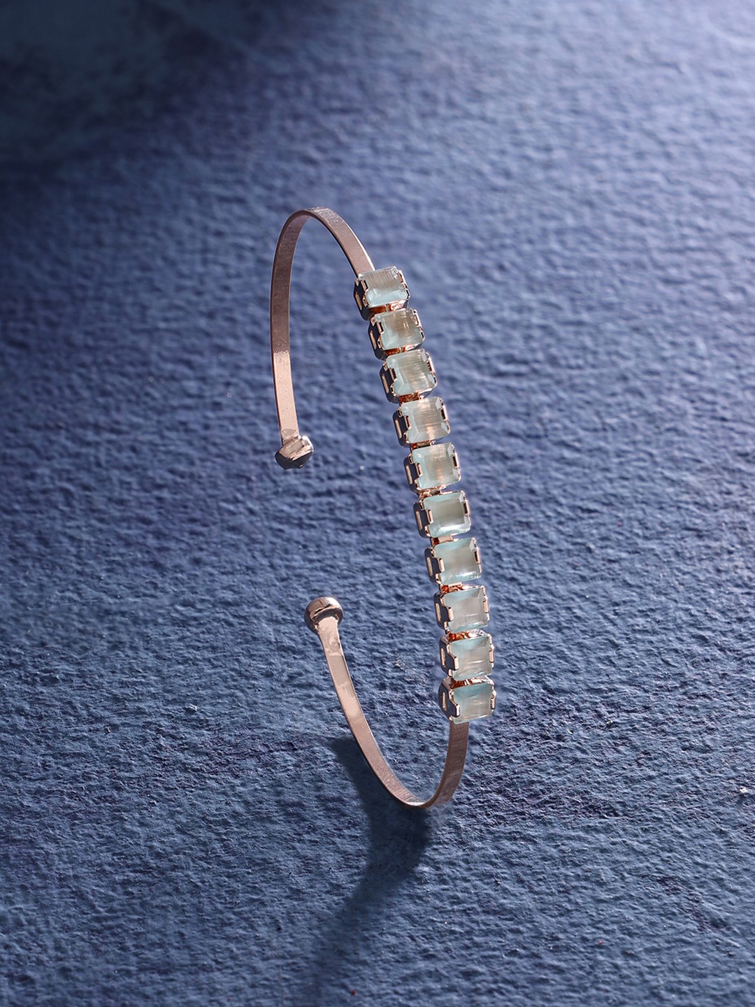 

AMI Women Green Bracelet, Rose gold