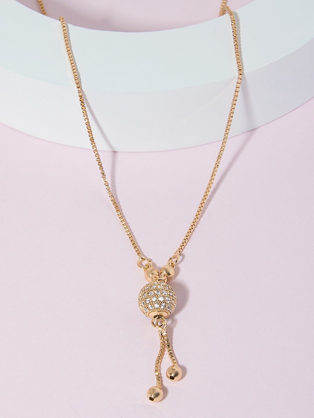 

AMI White Rose Gold-Plated Chain